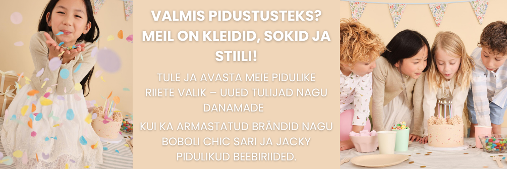 Valmis pidustusteks? Meil on kleidid, sokid ja stiili!